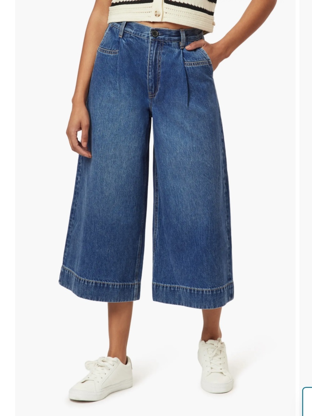 Scotch & Soda The Wave Crop Wide Leg Jeans. Size 8/29. MSRP $138